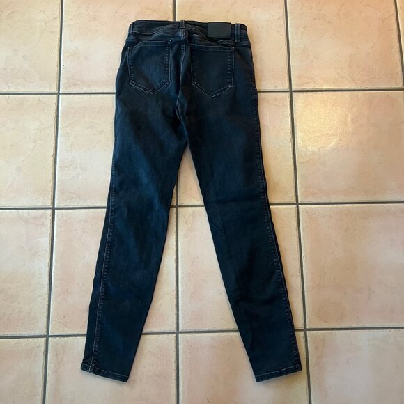 Massimo Dutti Mid Rise Skinny Jeans Dark Wash | Size 6 US (EUR 38) - Picture 2 of 4
